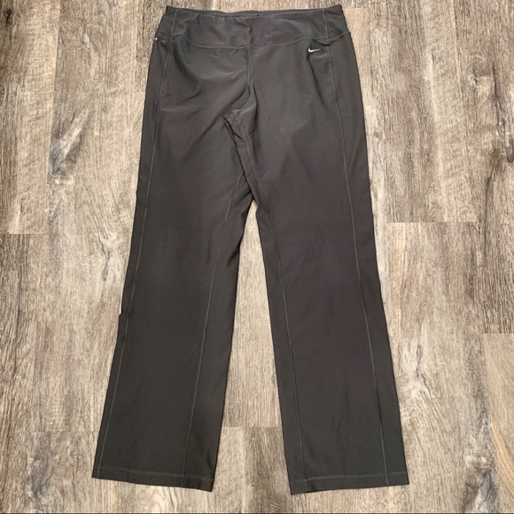 Nike Dri-Fit Gray Boot Cut Legging Pants Large